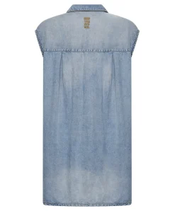 Hot One Teaspoon Tencel Shirt Dress - Soft Blue