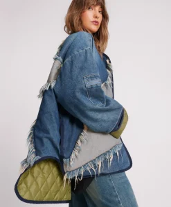 Outlet One Teaspoon Wadded Jacket - Memphis Light Star Denim