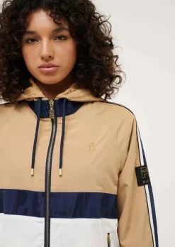 Clearance P.E Nation Cropped Man Down Jacket - Optic White
