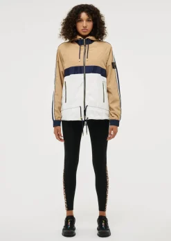 Clearance P.E Nation Cropped Man Down Jacket - Optic White