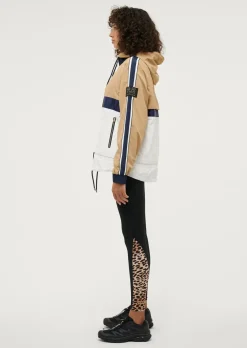 Clearance P.E Nation Cropped Man Down Jacket - Optic White