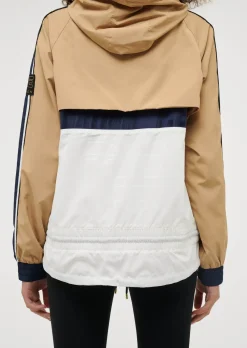 Clearance P.E Nation Cropped Man Down Jacket - Optic White