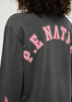 Clearance P.E Nation Phoenix Long Sleeve Tee - Washed Dark Shadow