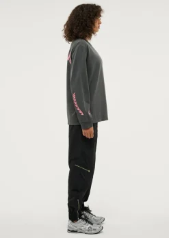 Clearance P.E Nation Phoenix Long Sleeve Tee - Washed Dark Shadow