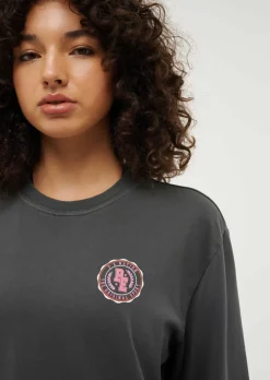 Clearance P.E Nation Phoenix Long Sleeve Tee - Washed Dark Shadow