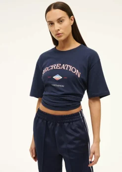 Fashion P.E Nation Recreation Tee - Dark Navy Blue