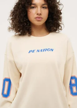 Clearance P.E Nation Rematch Sweat - Pearled Ivory