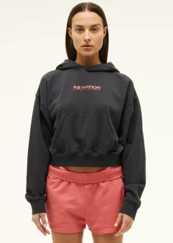 Online P.E Nation Transition Hoodie - Washed Ebony