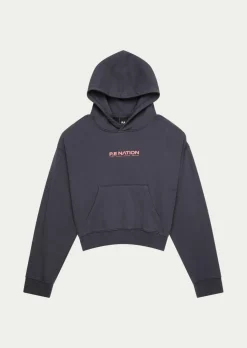 Online P.E Nation Transition Hoodie - Washed Ebony
