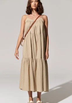 Outlet Pol Acacia Sundress - Light Khaki