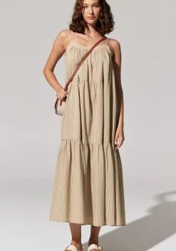 Outlet Pol Acacia Sundress - Light Khaki