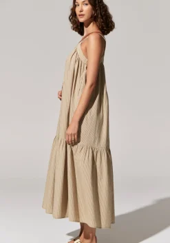 Outlet Pol Acacia Sundress - Light Khaki