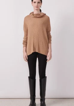 Outlet Pol Cirelle Ribbed Rollneck- Fox