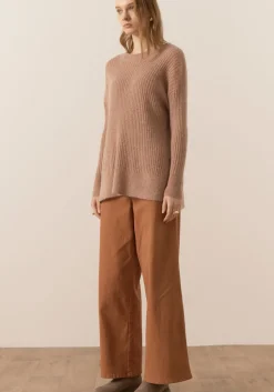 Sale Pol Fitch Ribbed Knit - Blush