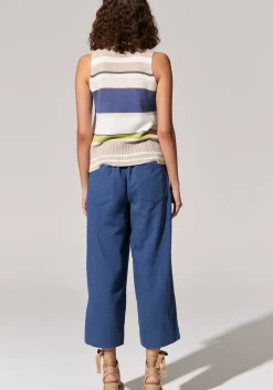 Discount Pol Miley Crop Pant - Blue