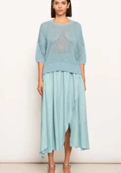 New Pol Pier Knit Tee- Blue