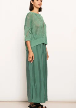 Online Pol Pier Knit Tee- Green