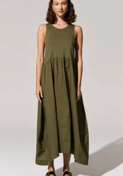 Sale Pol Toya Tank Dress - Khaki