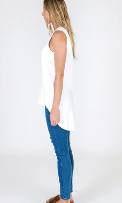 Best 3rd Story Madison Tank - White