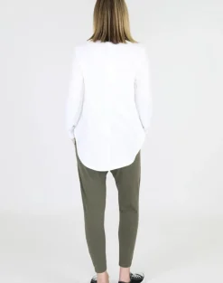 Outlet 3rd Story Scarlett Long Sleeve Tee - White