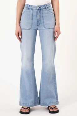 Hot Rolla's Rolla's Eastcoast Flare Faded Blue - Light Vintage Blue