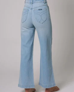 Discount Rolla's Rolla's Sailor Long Jean Sophie- Light Blue