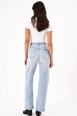 Discount Rolla's Rolla's Sailor Long Jean Sophie- Light Blue