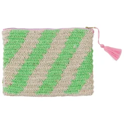 Hot Sage & Clare Sage & Clare San Carlos Raffia Clutch