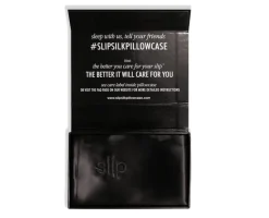Hot Slip Pure Silk Pillowcase - Black