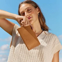 Hot Status Anxiety Nevermind Wallet - Tan