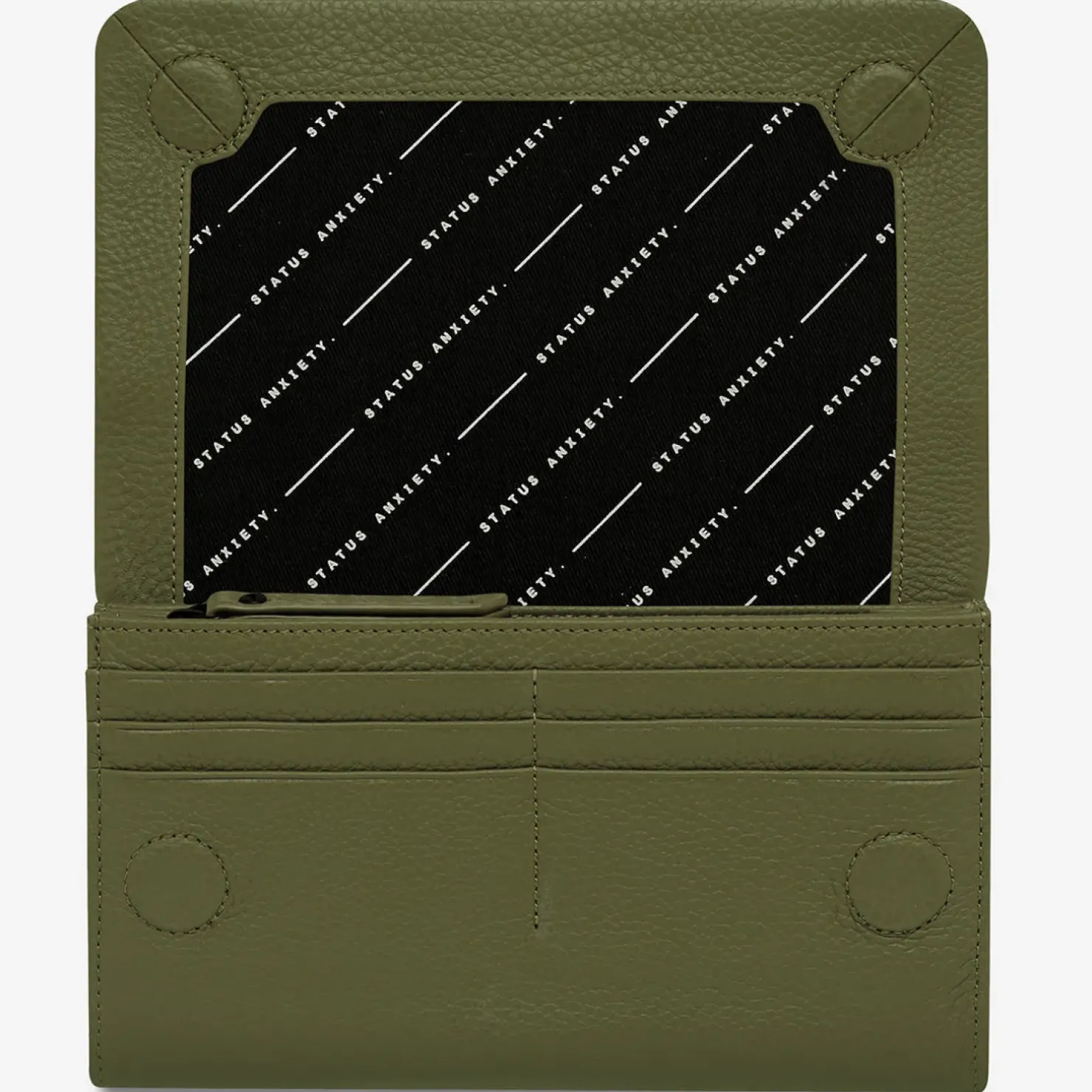 Clearance Status Anxiety Remnant Wallet - Khaki