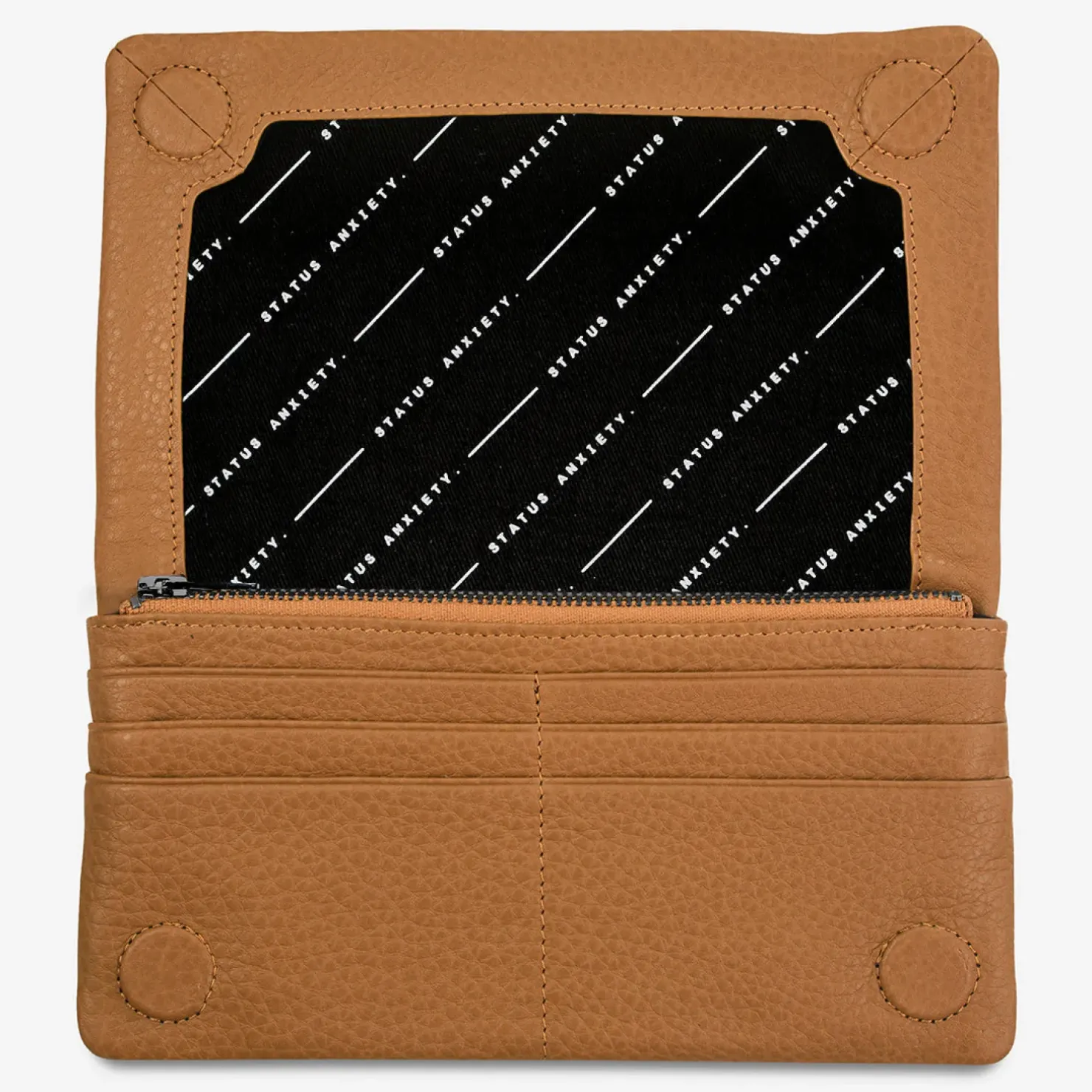 Clearance Status Anxiety Some Type Of  Love Wallet - Tan