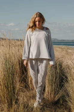 Discount Talamaya Heavenly Fleece Windcheater - Silver Marle
