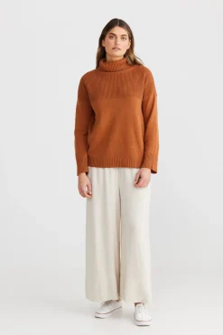 Sale The Shanty Amor Knit - Terracotta