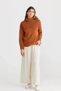 Sale The Shanty Amor Knit - Terracotta