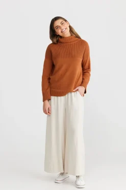 Sale The Shanty Amor Knit - Terracotta