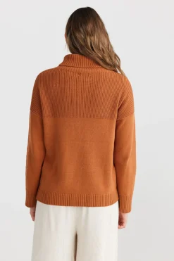 Sale The Shanty Amor Knit - Terracotta
