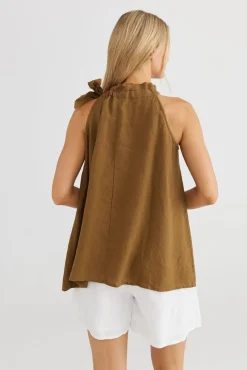 Discount The Shanty Lucia Top - Basil