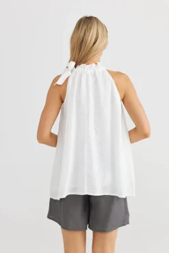 Hot The Shanty Lucia Top - White