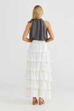 Online The Shanty Neapolitan Skirt - White