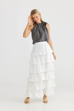 Online The Shanty Neapolitan Skirt - White