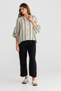 Online The Shanty Salerno Top - Valentina Stripe