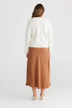Online The Shanty Sicily Skirt - Terracotta