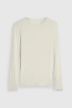 Discount Toorallie Crew Merino Tee - Warm White