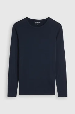 Sale Toorallie Crew Merino Tee - Navy