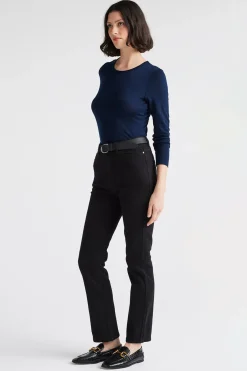 Sale Toorallie Crew Merino Tee - Navy