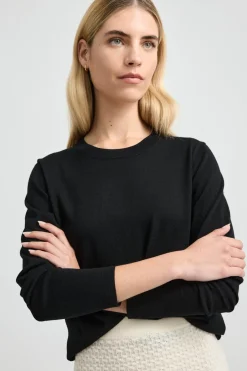 Best Toorallie Fine Merino Crew - Black