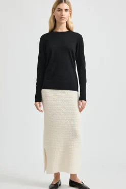 Best Toorallie Fine Merino Crew - Black