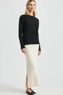 Best Toorallie Fine Merino Crew - Black