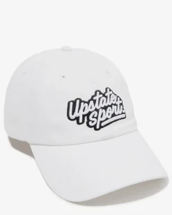 Discount Upstate Side Line Cap- White Bubble